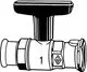 Produktbild eines HEIMEIER Pumpen-Kugelhahn Globo P-S 35mm Viega Pressanschluss. x1 1/4"